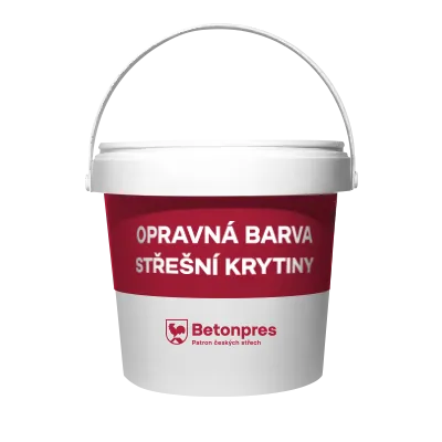 Opravná barva střešní krytiny