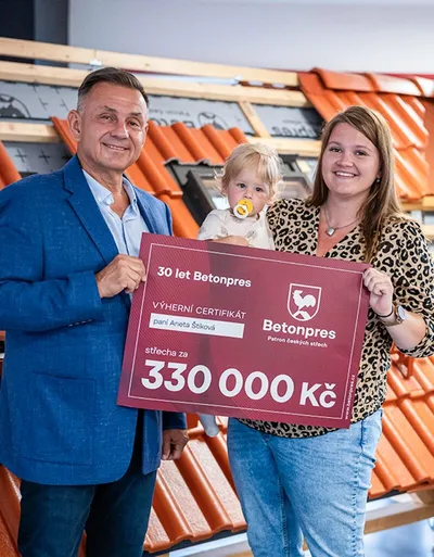 Vítězové Soutěže o 3 střechy už mají svou odměnu!